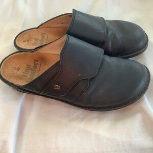 Finn Comfort Shoes Amalfi Casual Slip On Mule Clogs Navy, Womens 11M